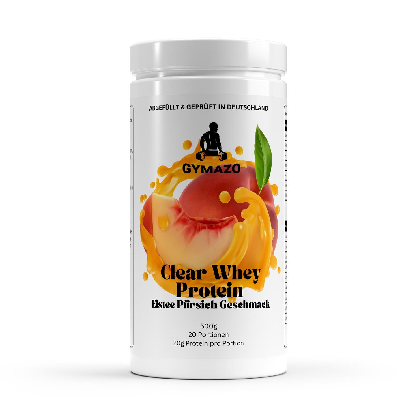 GYMAZO Clear Whey Protein Eistee Pfirsich - 500g