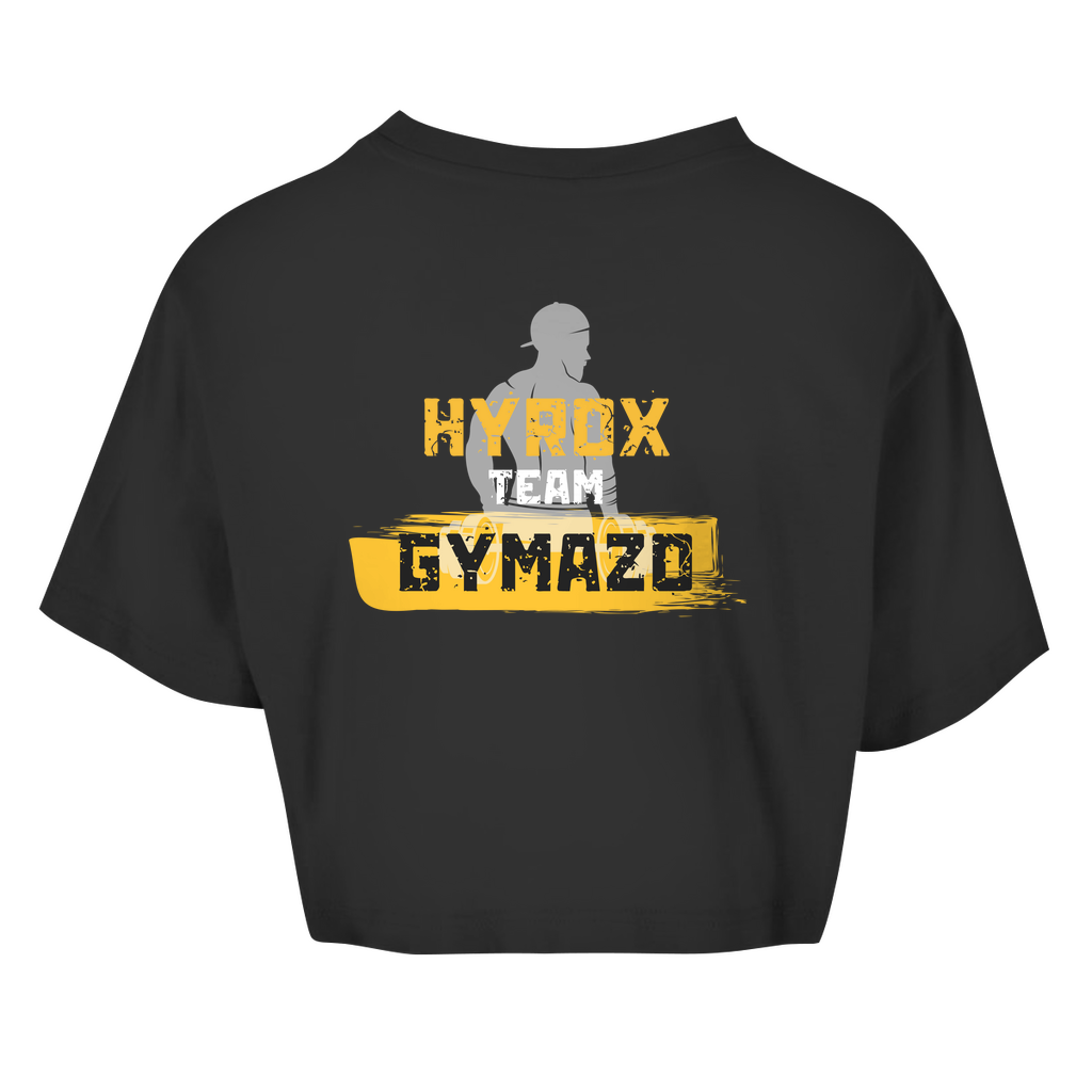 Damen Oversize Crop Top Team Hyrox