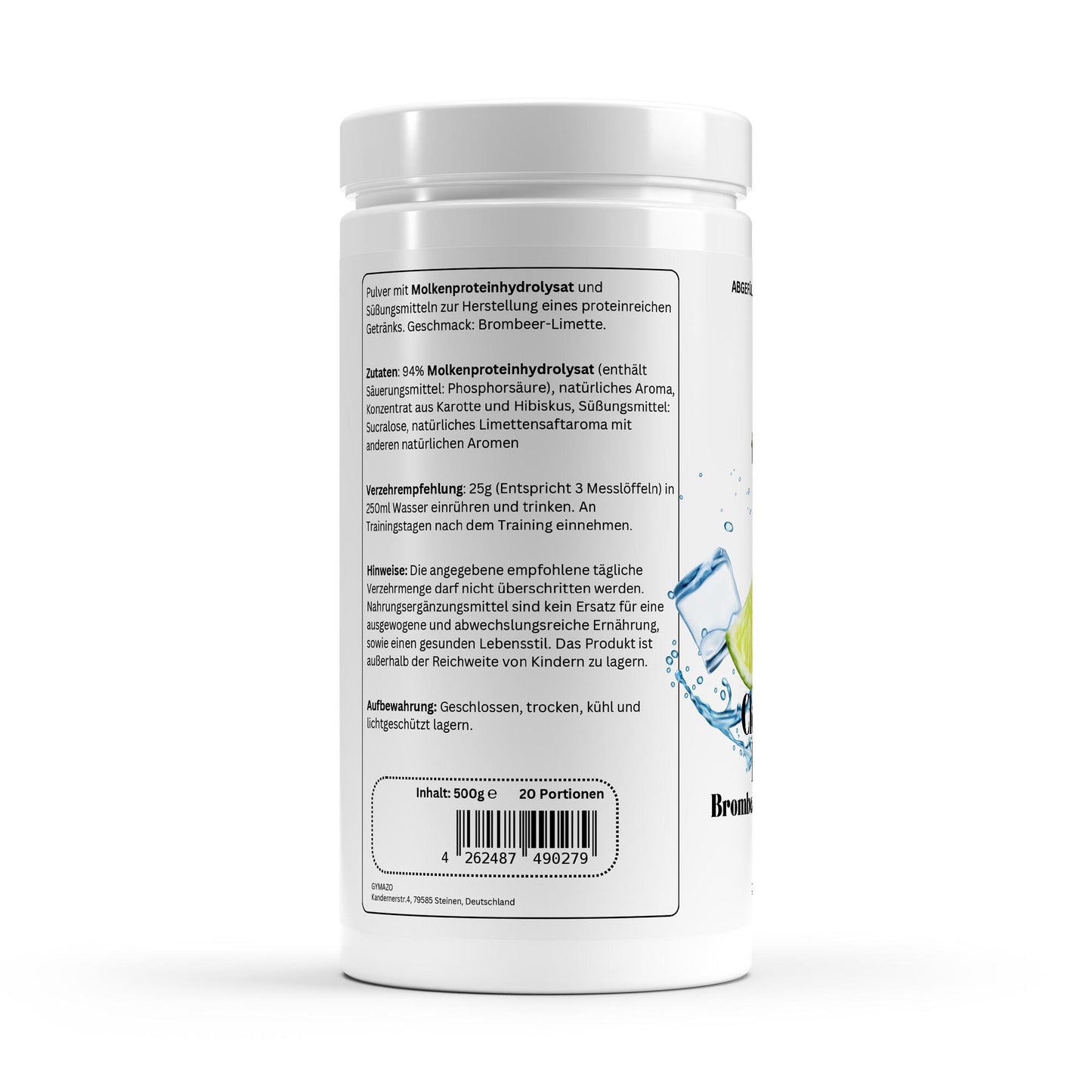 GYMAZO Clear Whey Protein Brombeere-Limette - 500g