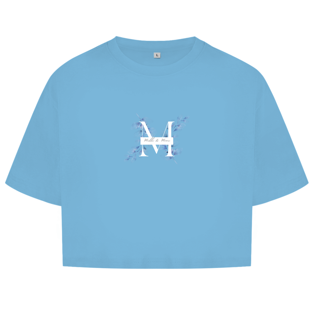 Damen Oversize Crop Top M2