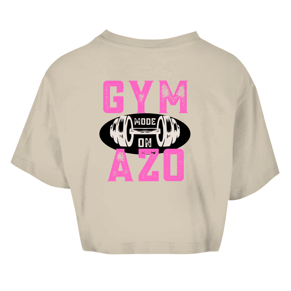Damen Oversize Crop Top GYMAZO