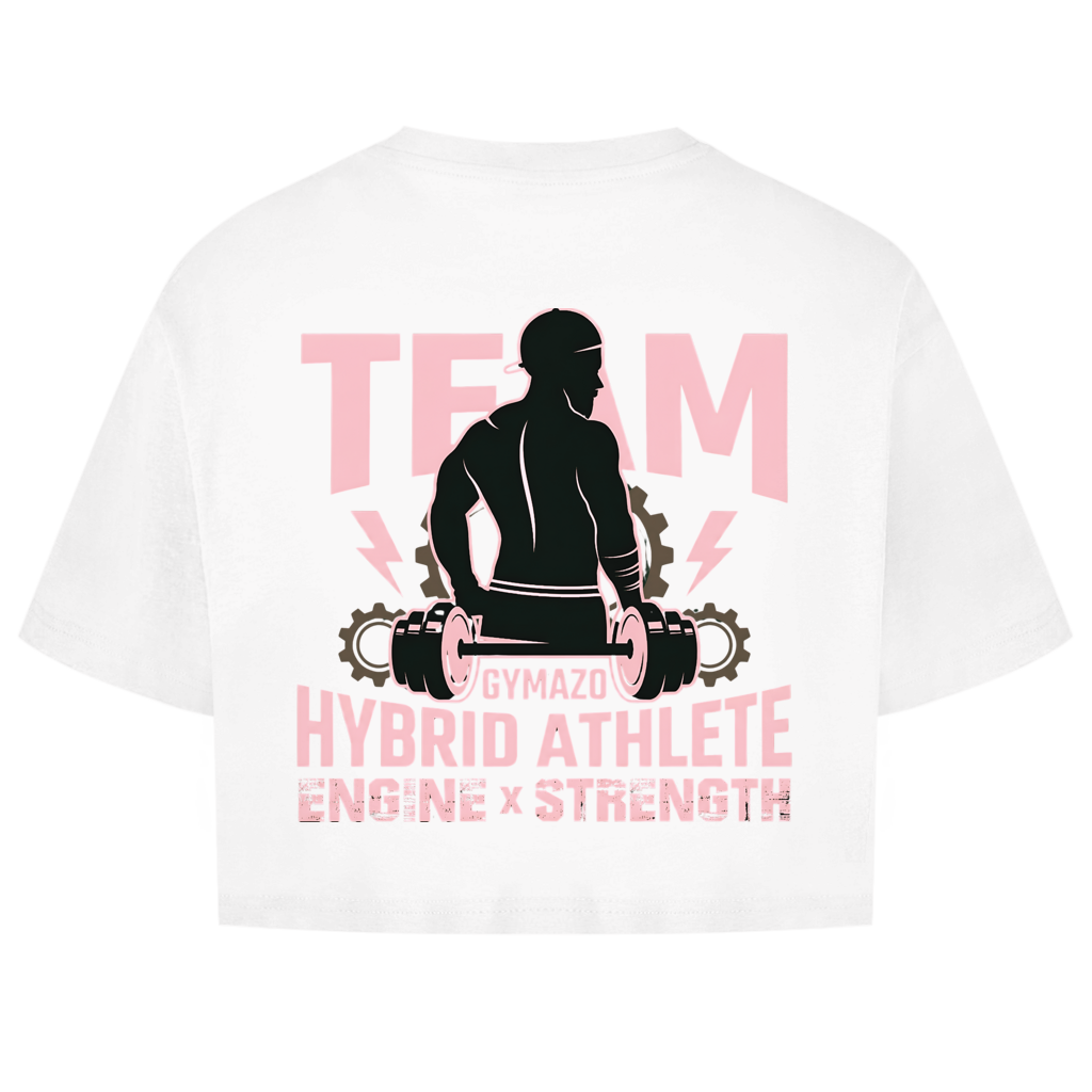GYMAZO Hybrid Athlete Team Damen Oversize Crop Top
