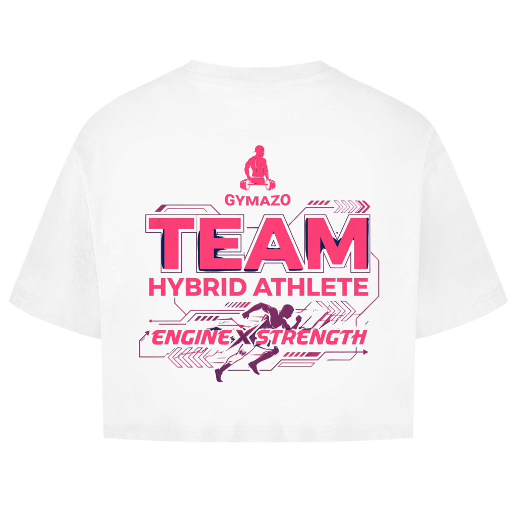 GYMAZO Hybrid Athlete Team Damen Oversize Crop Top