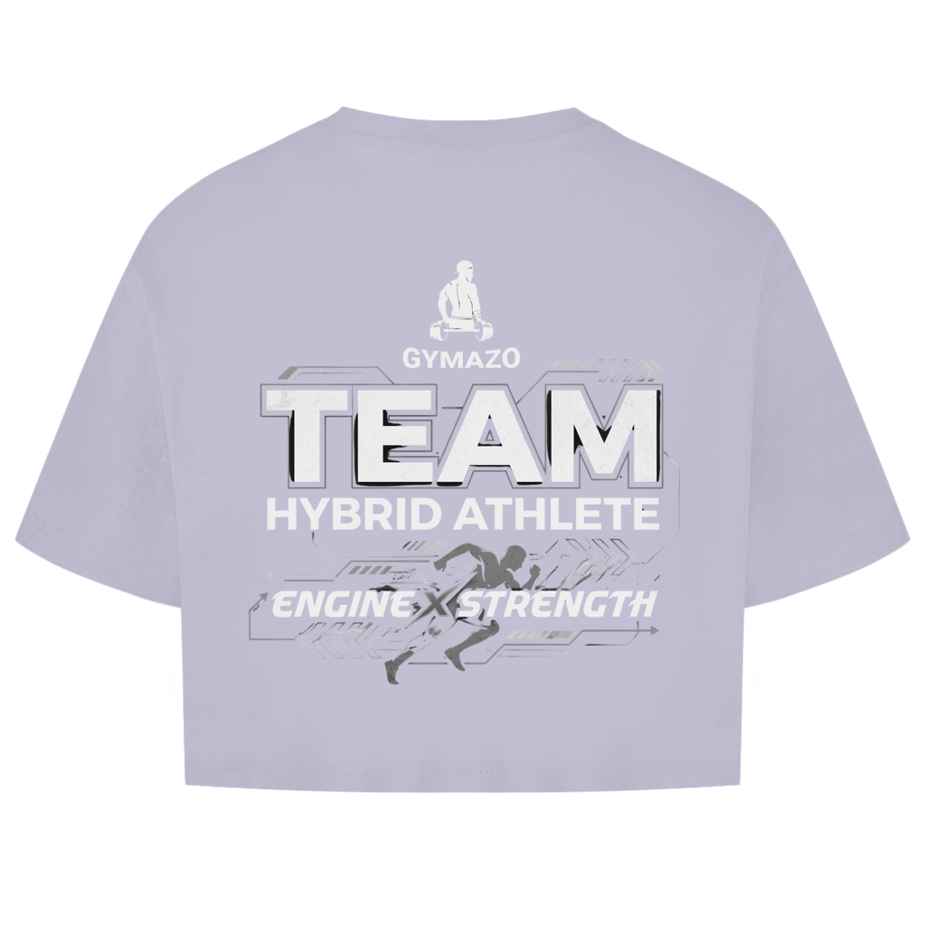 GYMAZO Hybrid Athlete Team Damen Oversize Crop Top