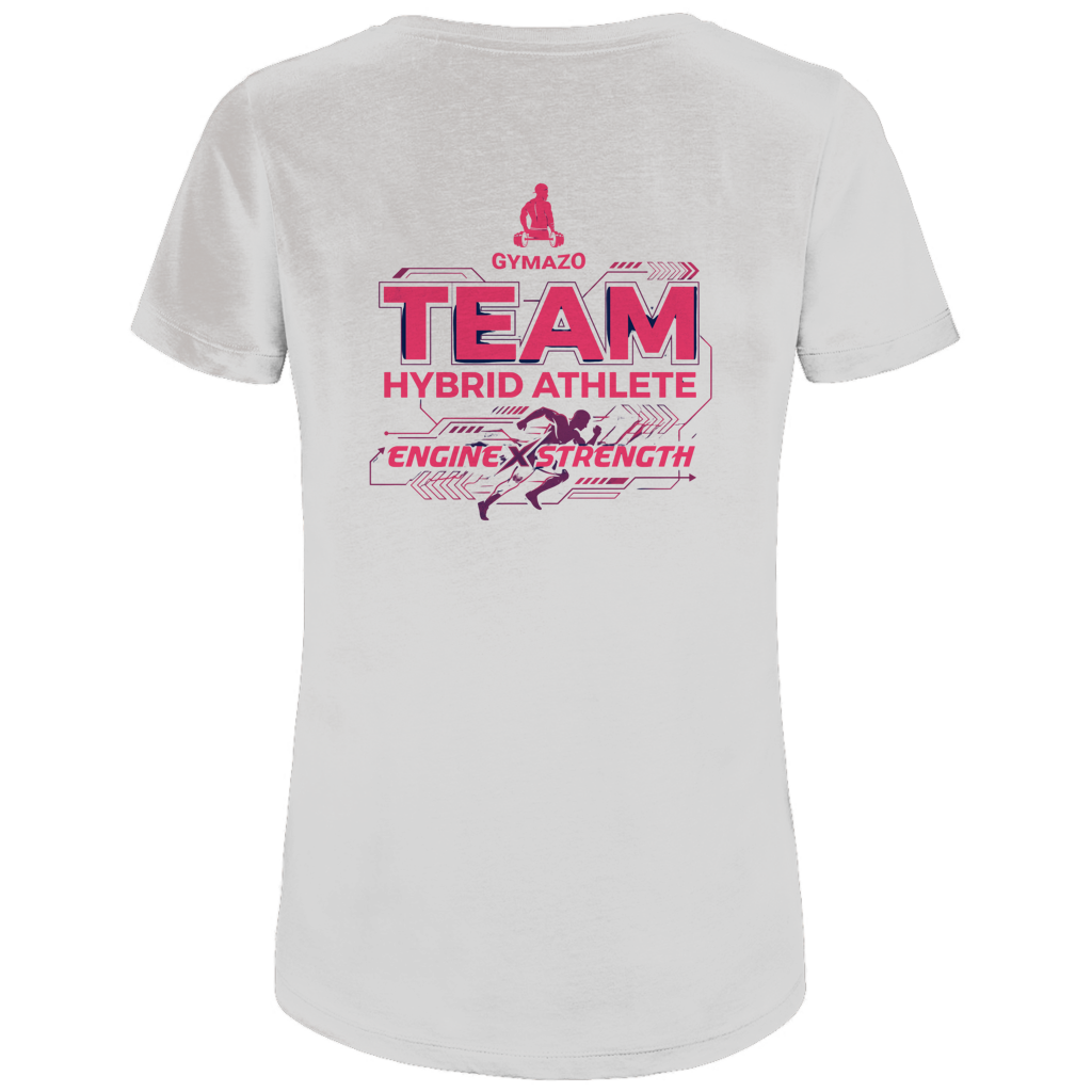 GYMAZO Hybrid Athlete Team Damen Premium Bio T-Shirt