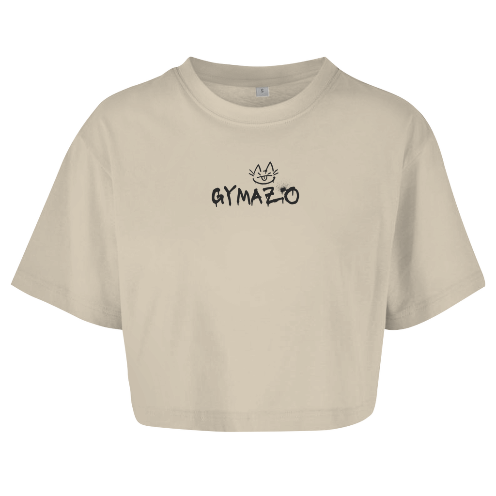 Damen Oversize Crop Top Dreams