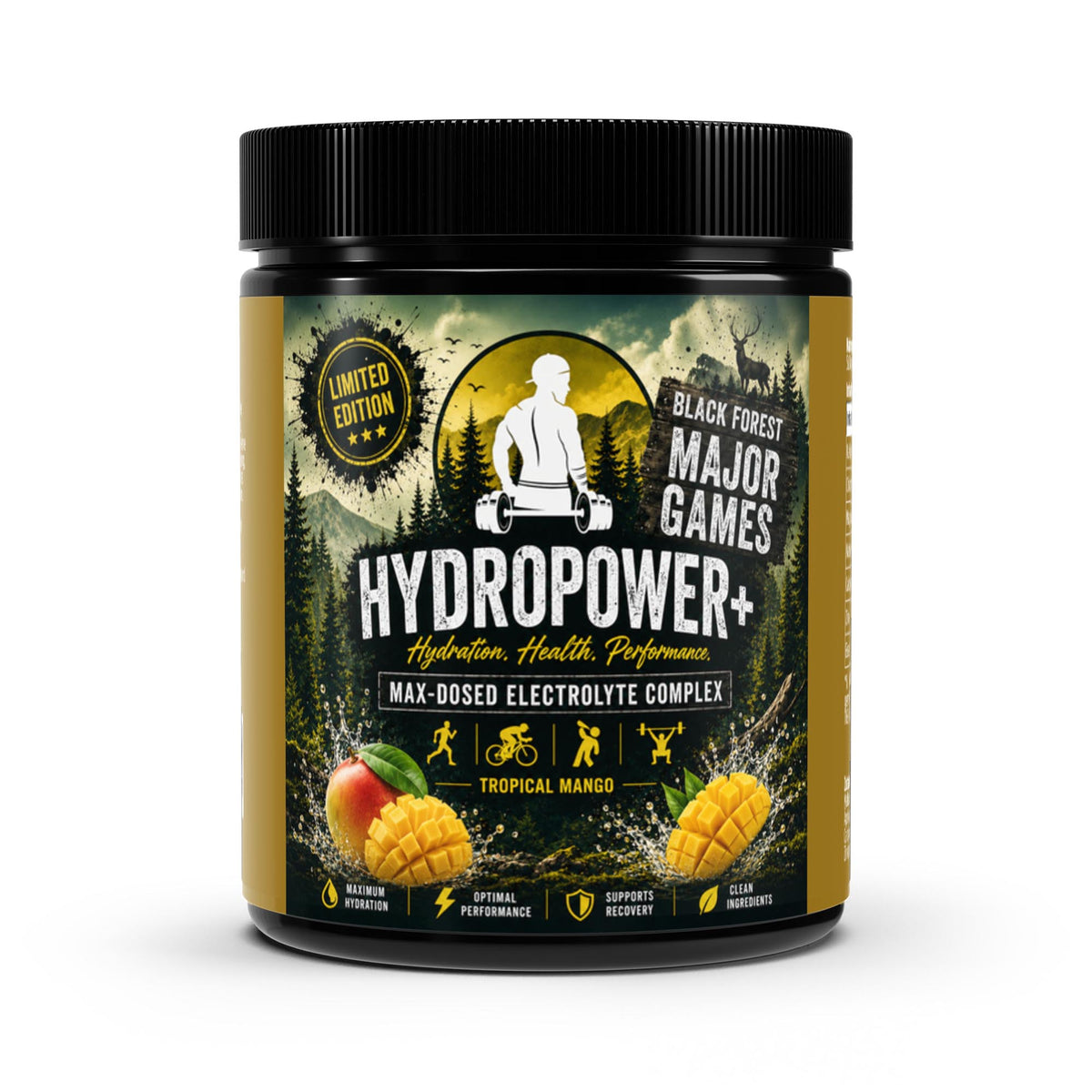 Hydropower+ BLACK FOREST MAJOR GAMES EDITION Tropical Mango