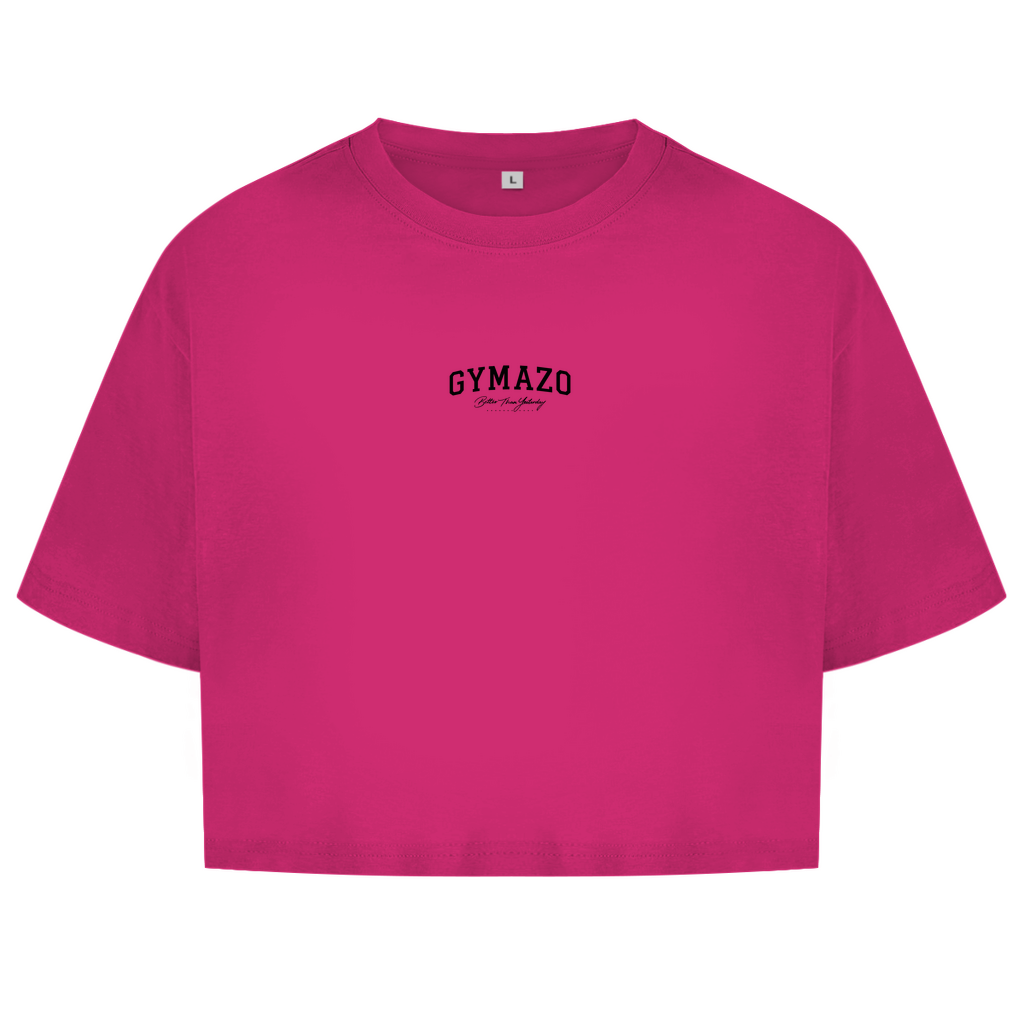Damen Oversize Crop Top Comfort