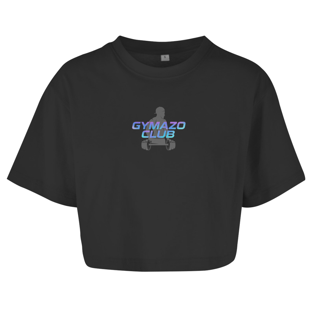 Damen Oversize Crop Top club