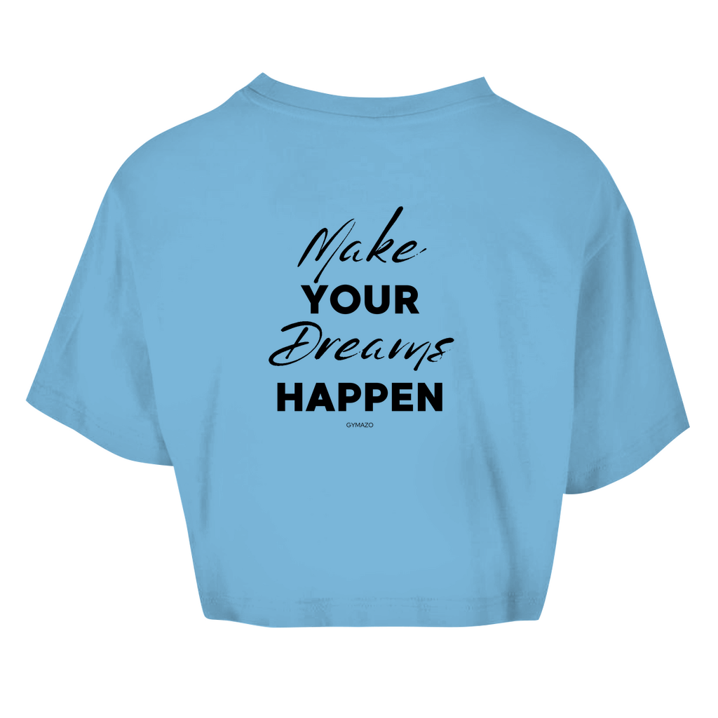 Damen Oversize Crop Top Dreams