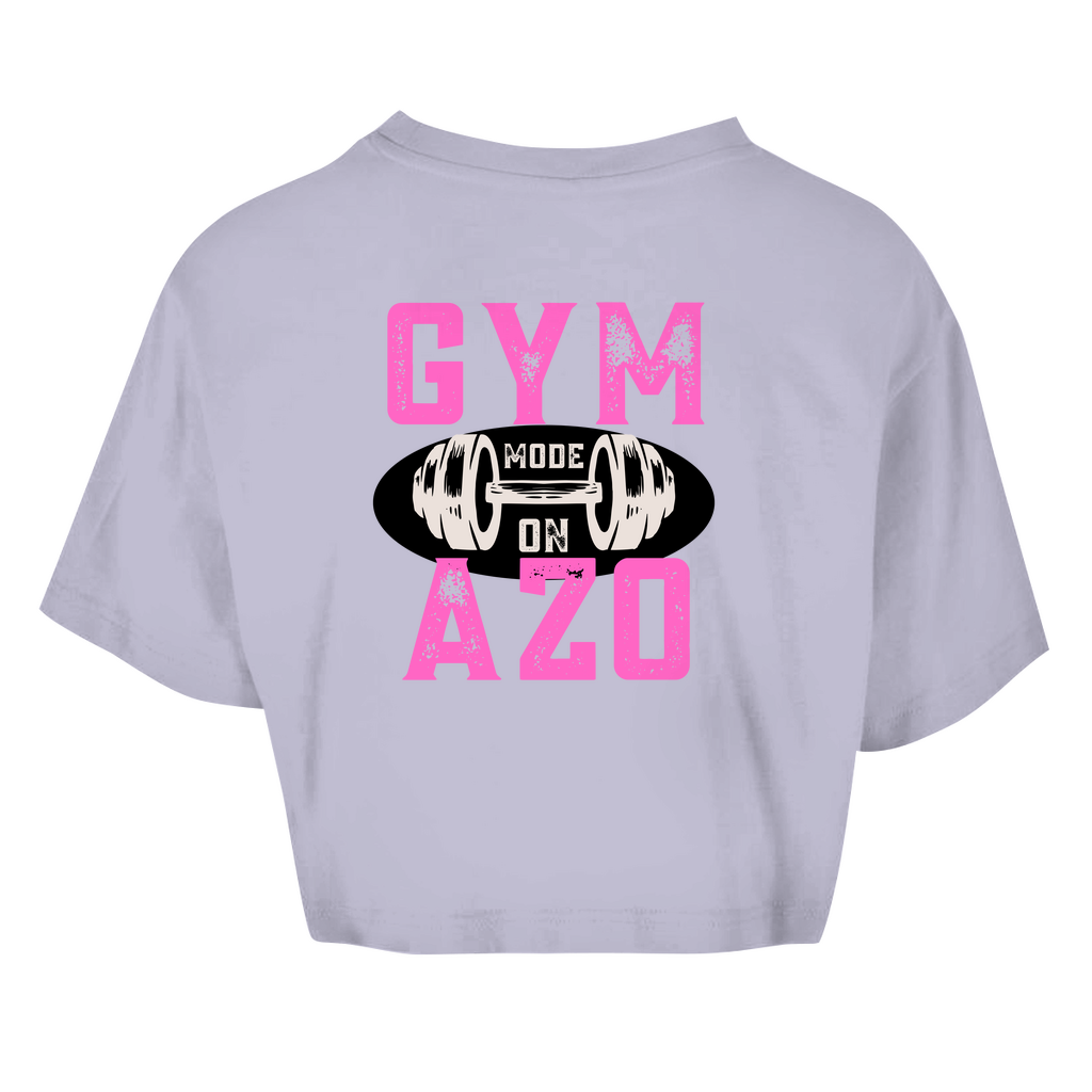 Damen Oversize Crop Top GYMAZO