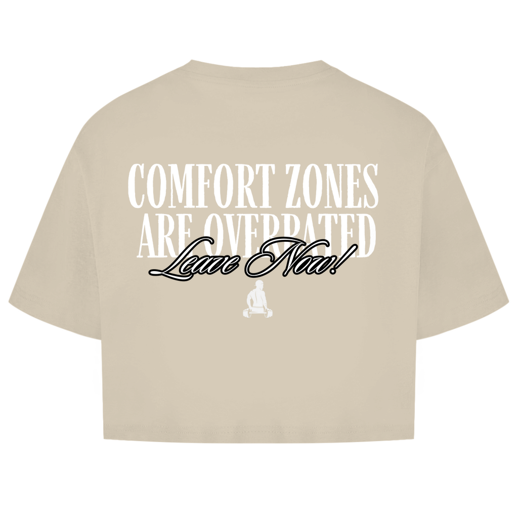 Damen Oversize Crop Top Comfort