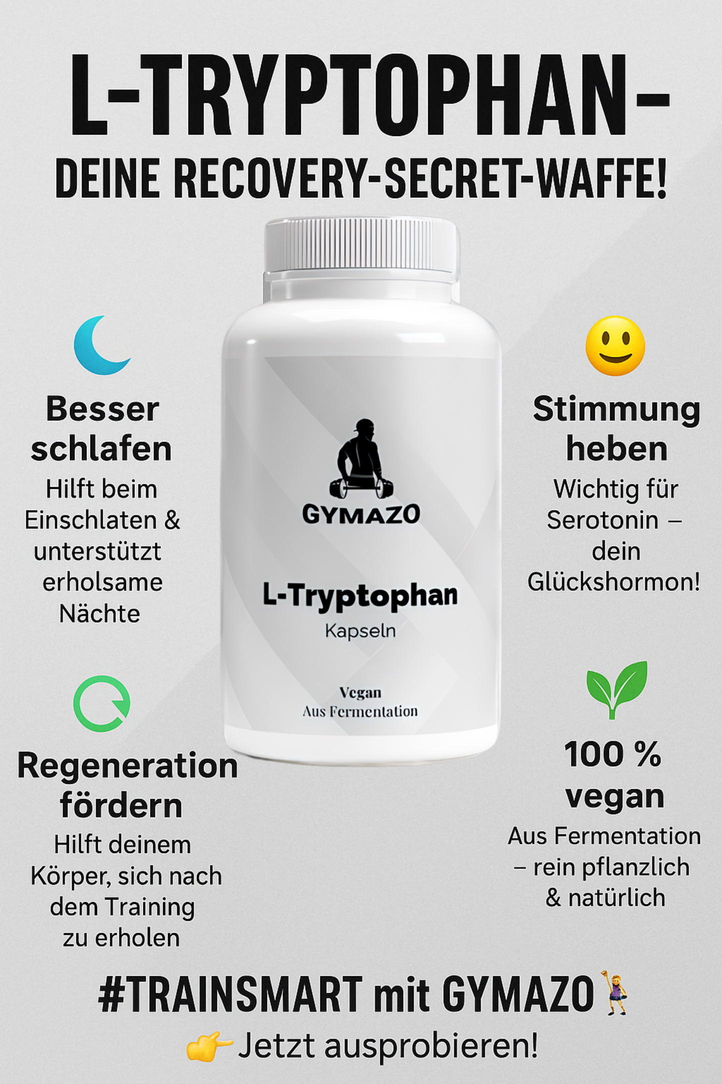 L-Tryptophan - 90 Kapseln