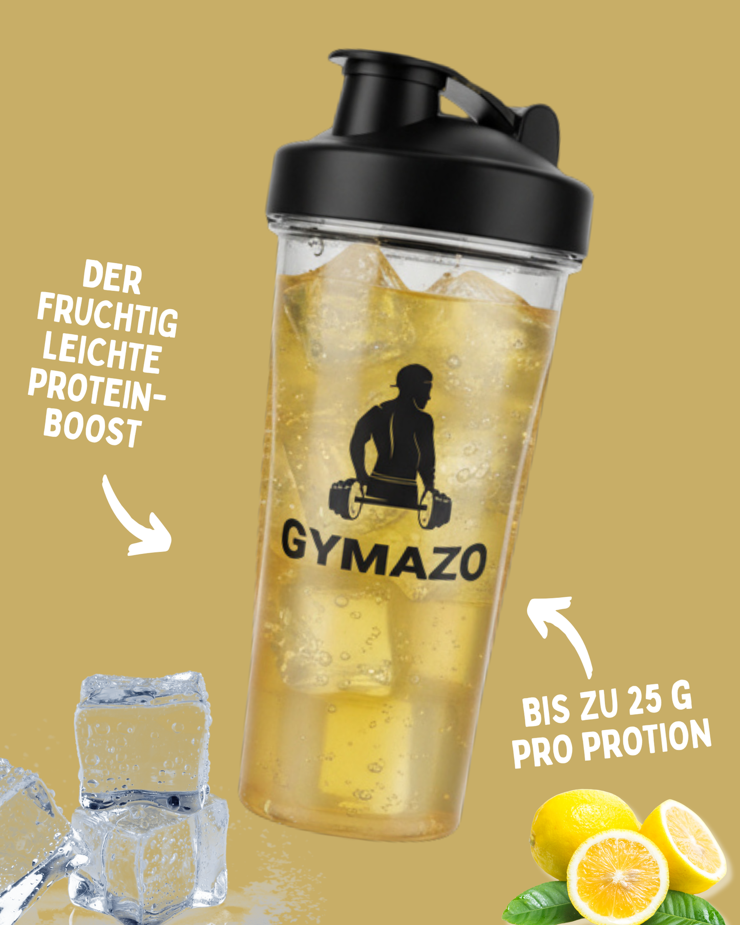 GYMAZO Clear Whey Protein Eistee Zitrone - 500g