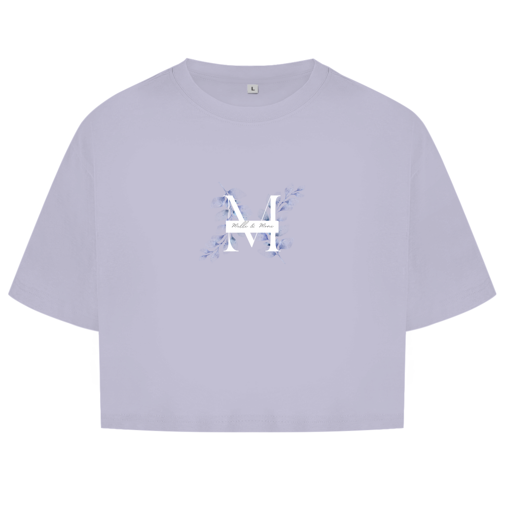 Damen Oversize Crop Top M2