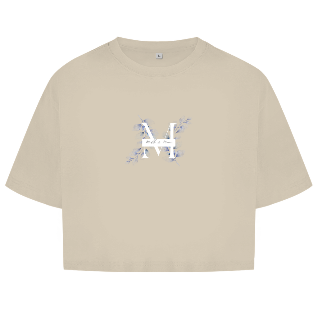 Damen Oversize Crop Top M2