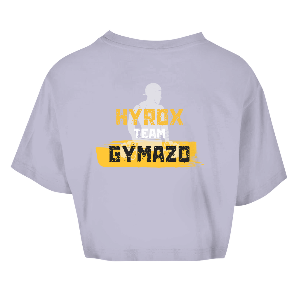 Damen Oversize Crop Top Team Hyrox
