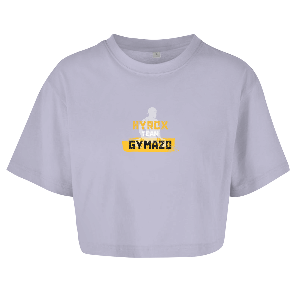 Damen Oversize Crop Top Team Hyrox