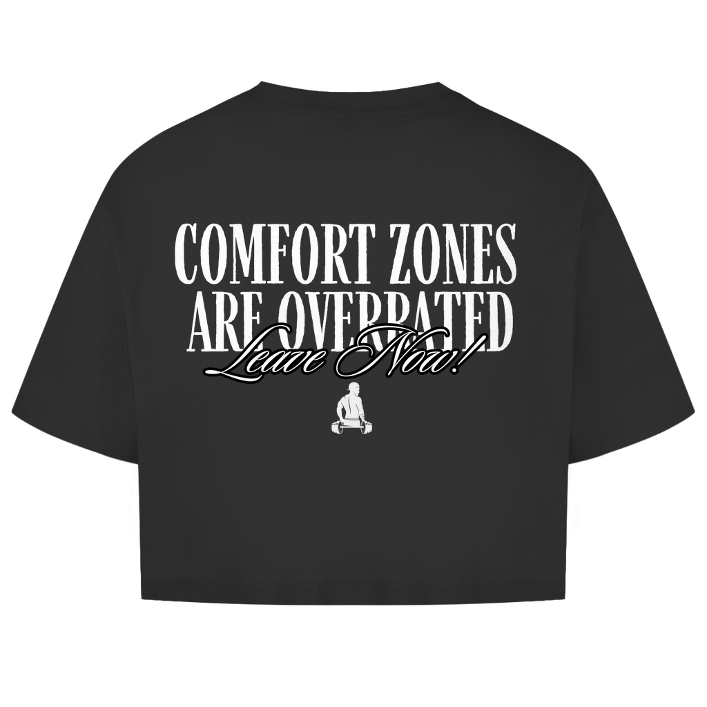 Damen Oversize Crop Top Comfort