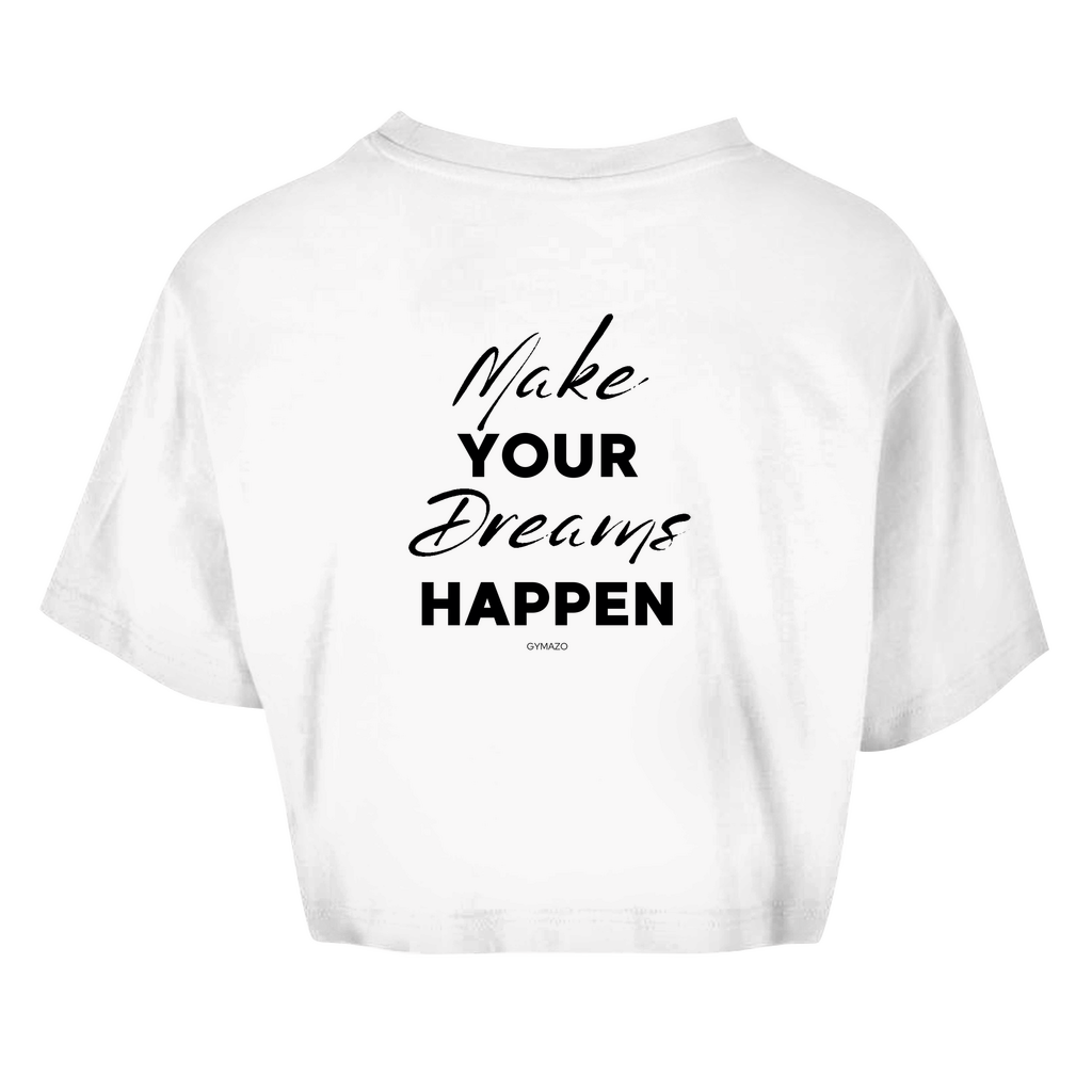 Damen Oversize Crop Top Dreams