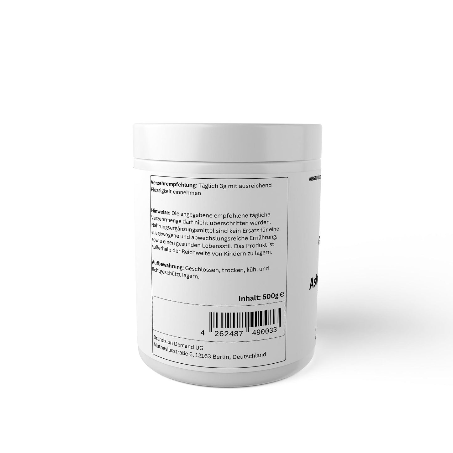 Gymazo Ashwagandha Pulver - 500g