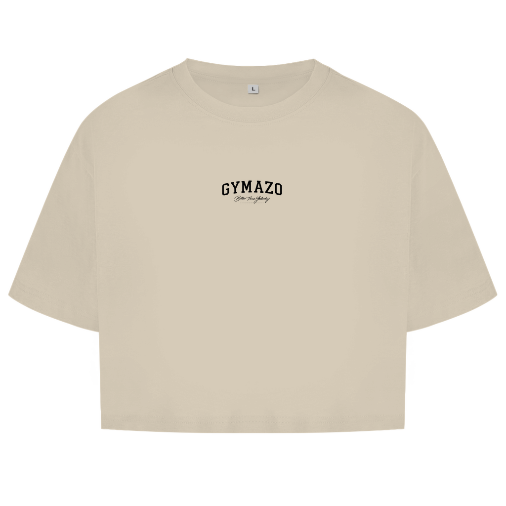 Damen Oversize Crop Top Comfort