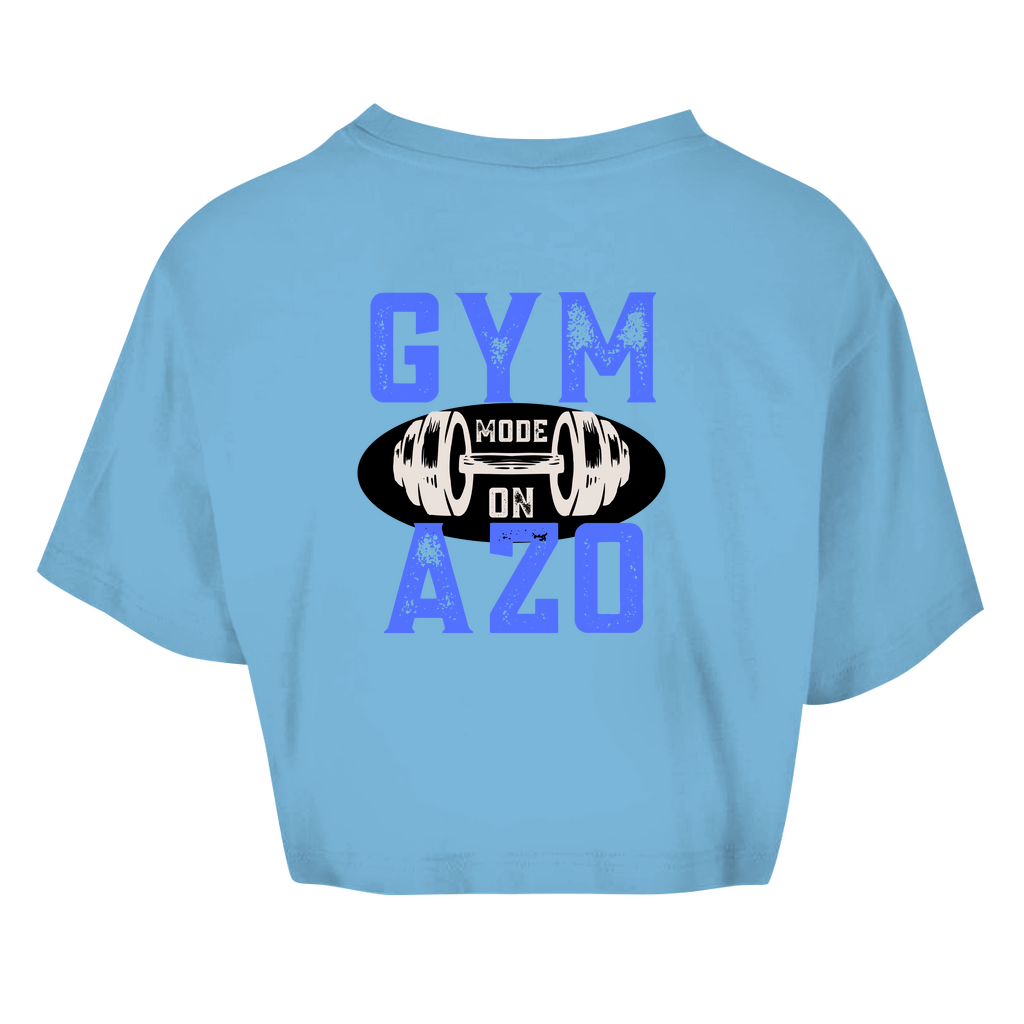 Damen Oversize Crop Top GYMAZO