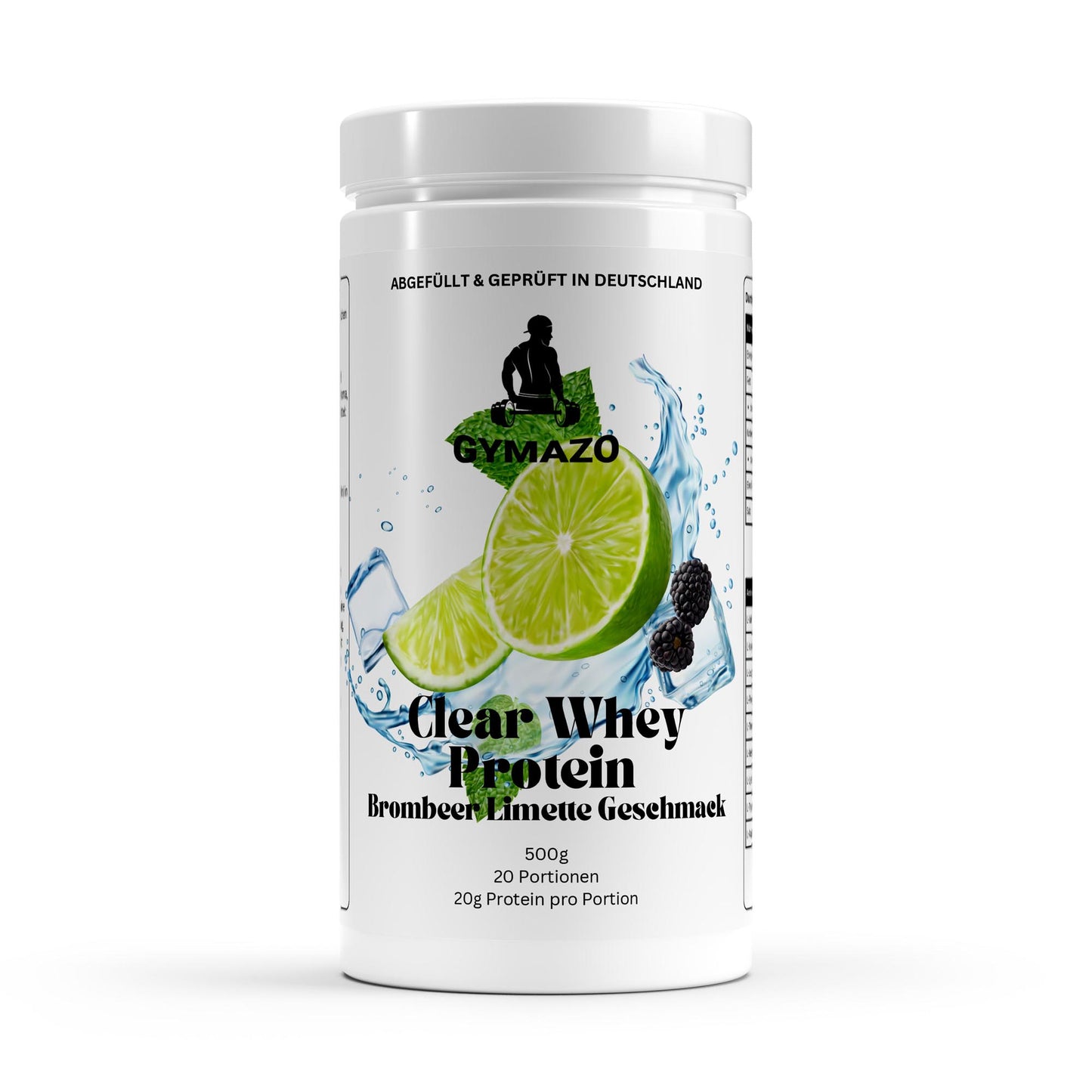 GYMAZO Clear Whey Protein Brombeere-Limette - 500g