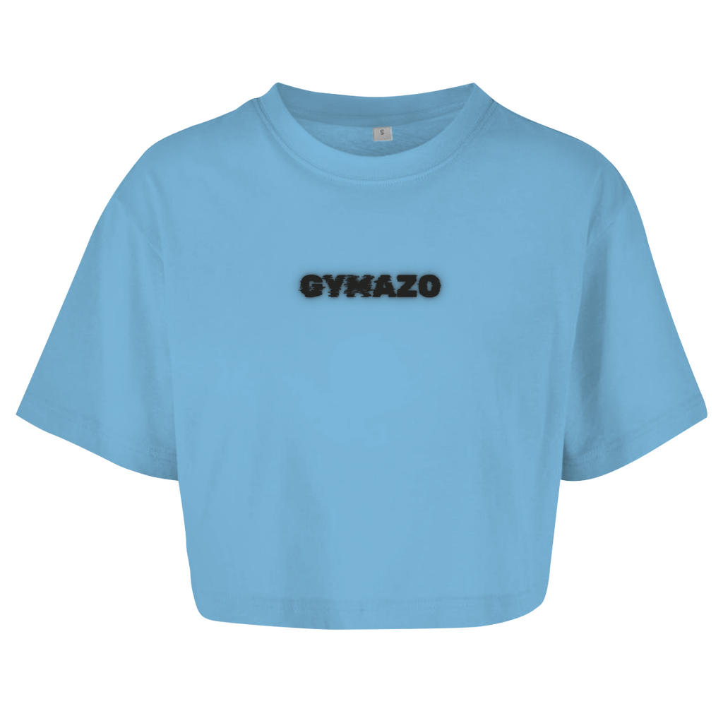 Damen Oversize Crop Top GYMAZO