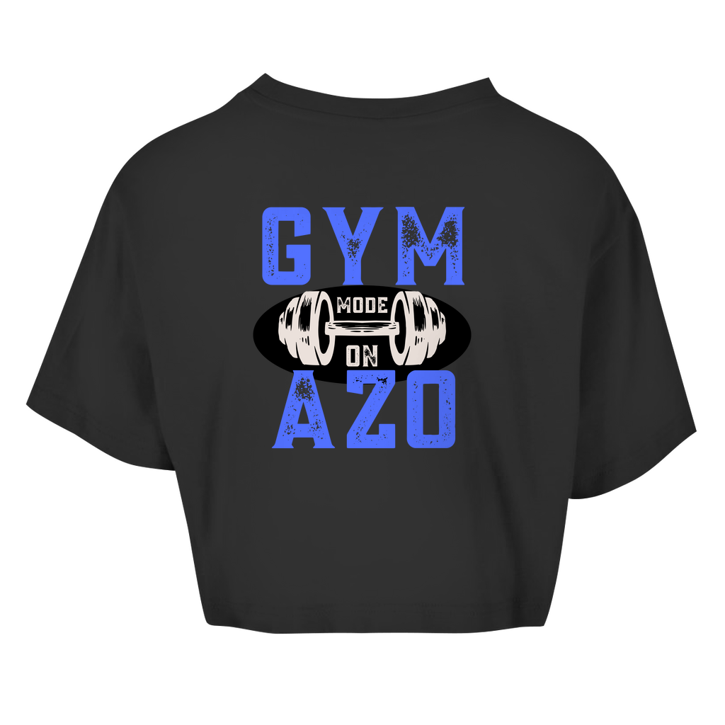 Damen Oversize Crop Top GYMAZO