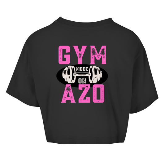 Damen Oversize Crop Top GYMAZO