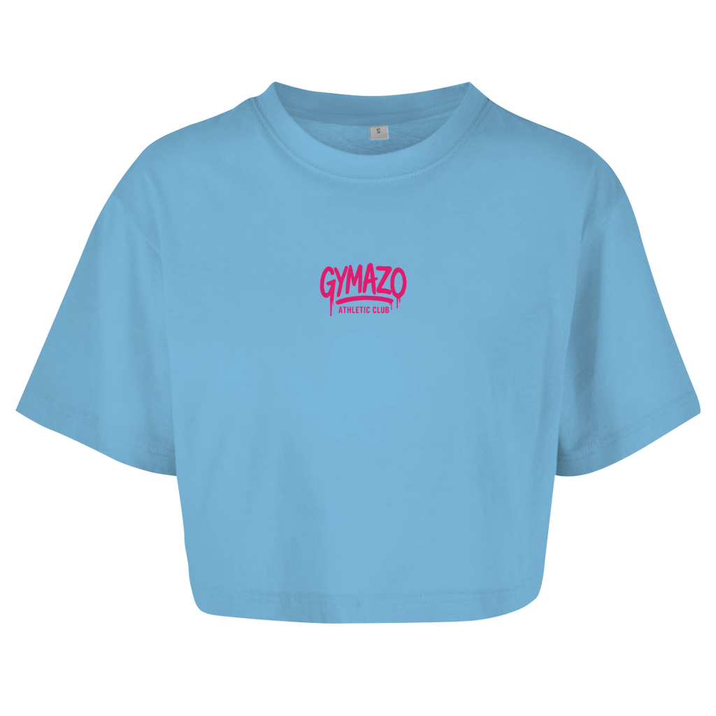 Damen Oversize Crop Top gymazo