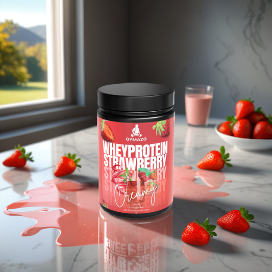 Gymazo Premium Whey - Geschmack: Erdbeere Sahne
