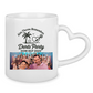 Tasse mit Herzhenkel Dartsparty