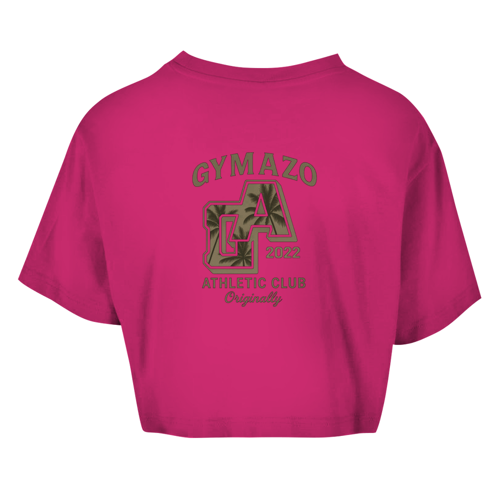Damen Oversize Crop Top GYMAZO