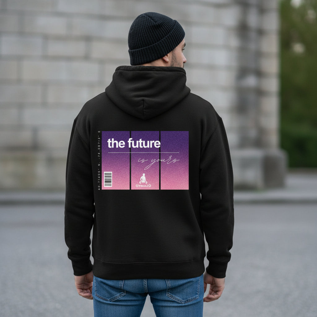 Oversize Hoodie Ohne Kordel Logo