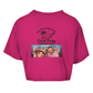 Damen Oversize Crop Top Dartsparty