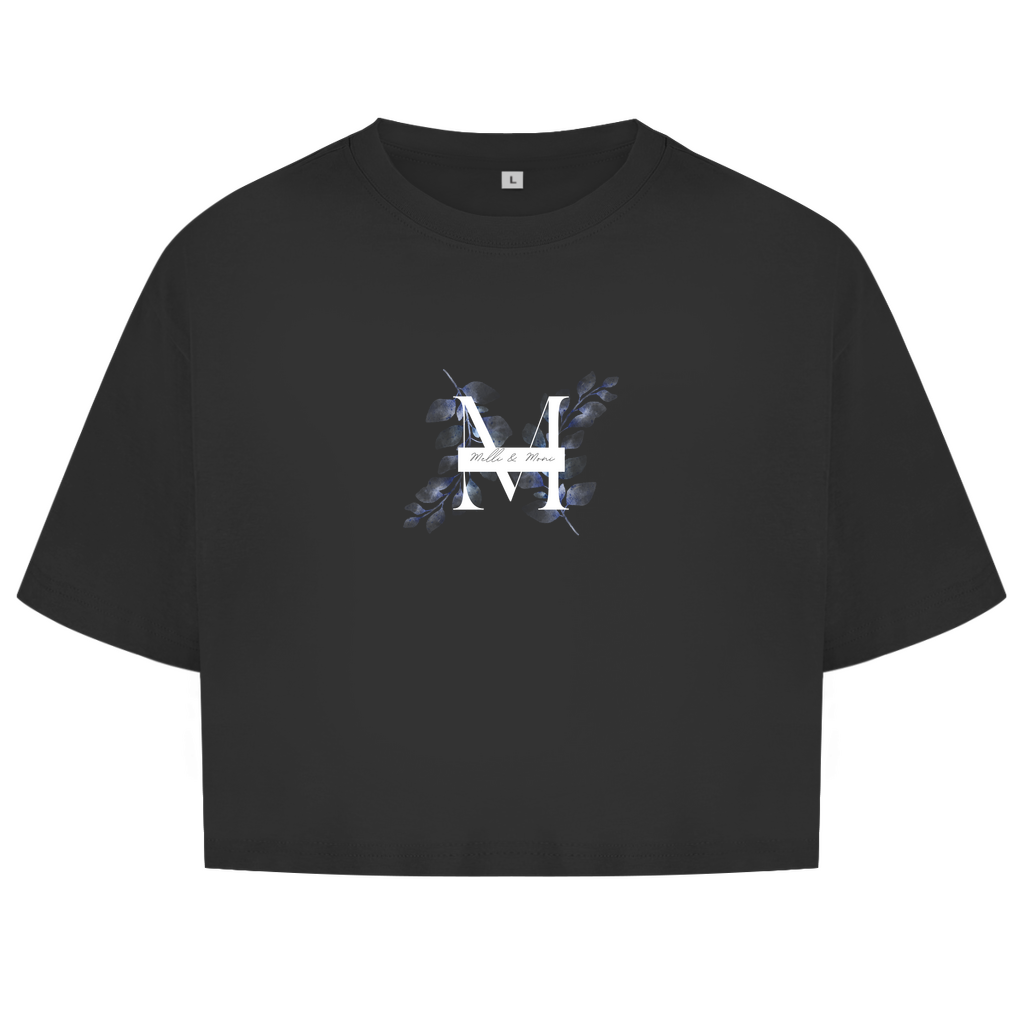 Damen Oversize Crop Top M2