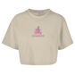 Damen Oversize Crop Top Sunday Running Club