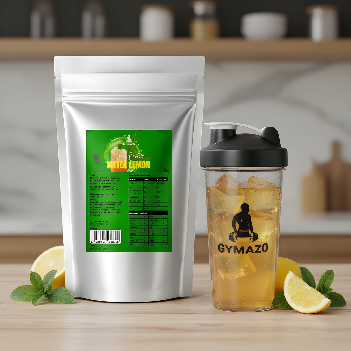 GYMAZO Clear Whey Protein Eistee Zitrone - 500g