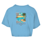 Damen Oversize Crop Top Sommer