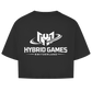 Damen Oversize Crop Top Hybrid Games
