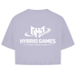 Damen Oversize Crop Top Hybrid Games