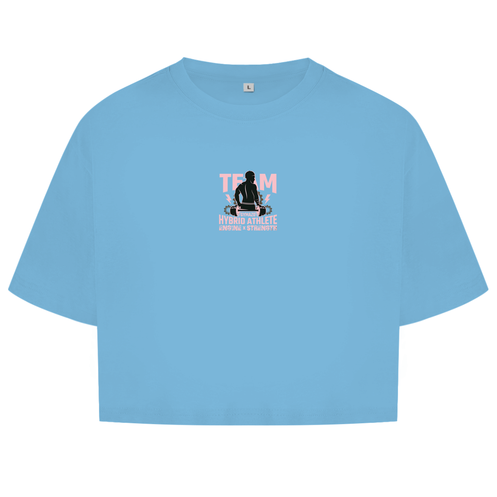 GYMAZO Hybrid Athlete Team Damen Oversize Crop Top