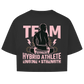 GYMAZO Hybrid Athlete Team Damen Oversize Crop Top