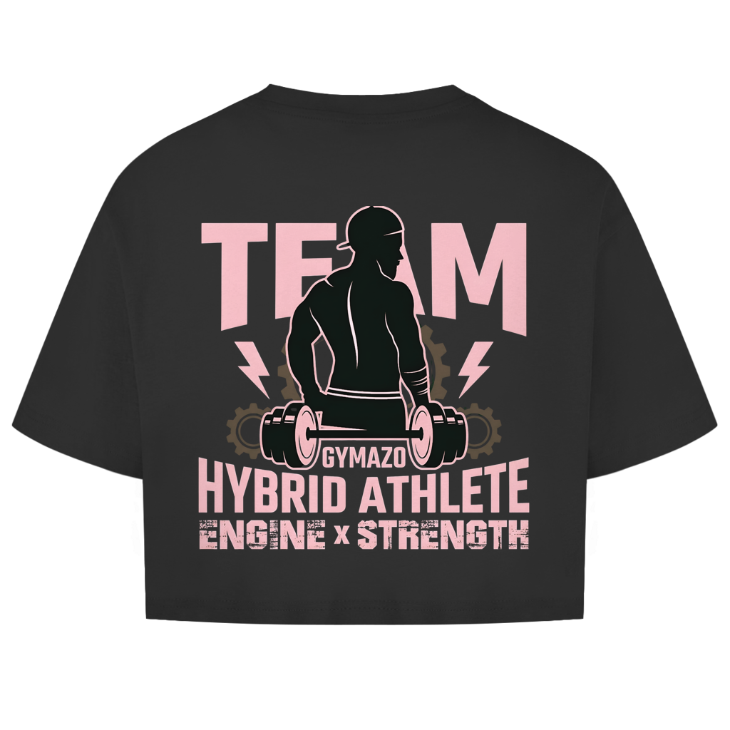 GYMAZO Hybrid Athlete Team Damen Oversize Crop Top