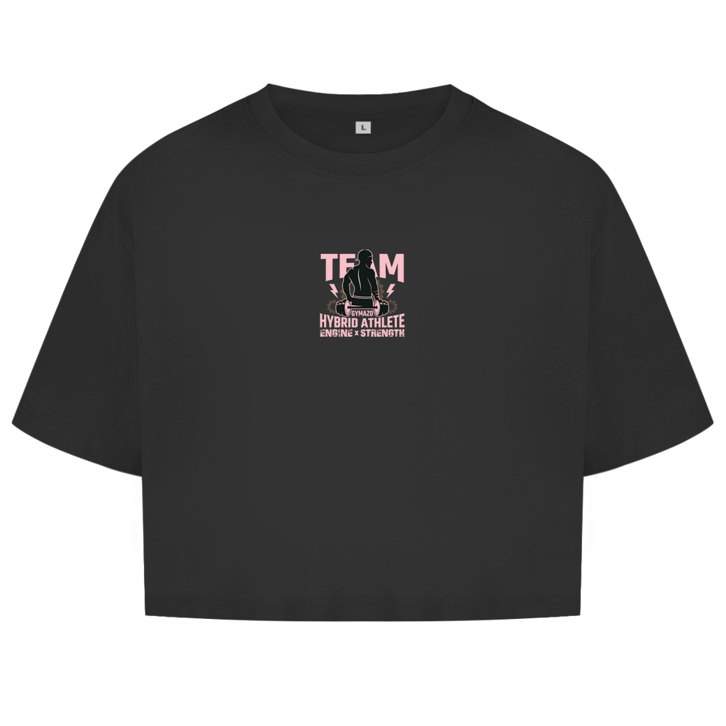 GYMAZO Hybrid Athlete Team Damen Oversize Crop Top
