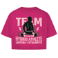 GYMAZO Hybrid Athlete Team Damen Oversize Crop Top