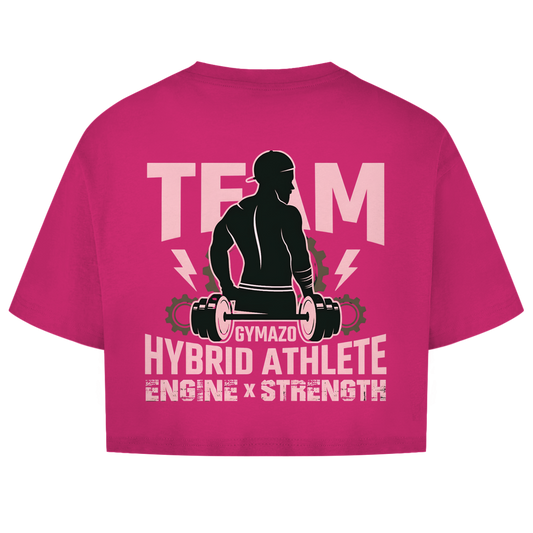GYMAZO Hybrid Athlete Team Damen Oversize Crop Top