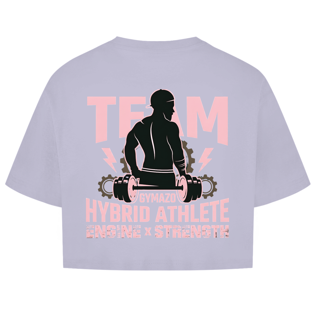 GYMAZO Hybrid Athlete Team Damen Oversize Crop Top